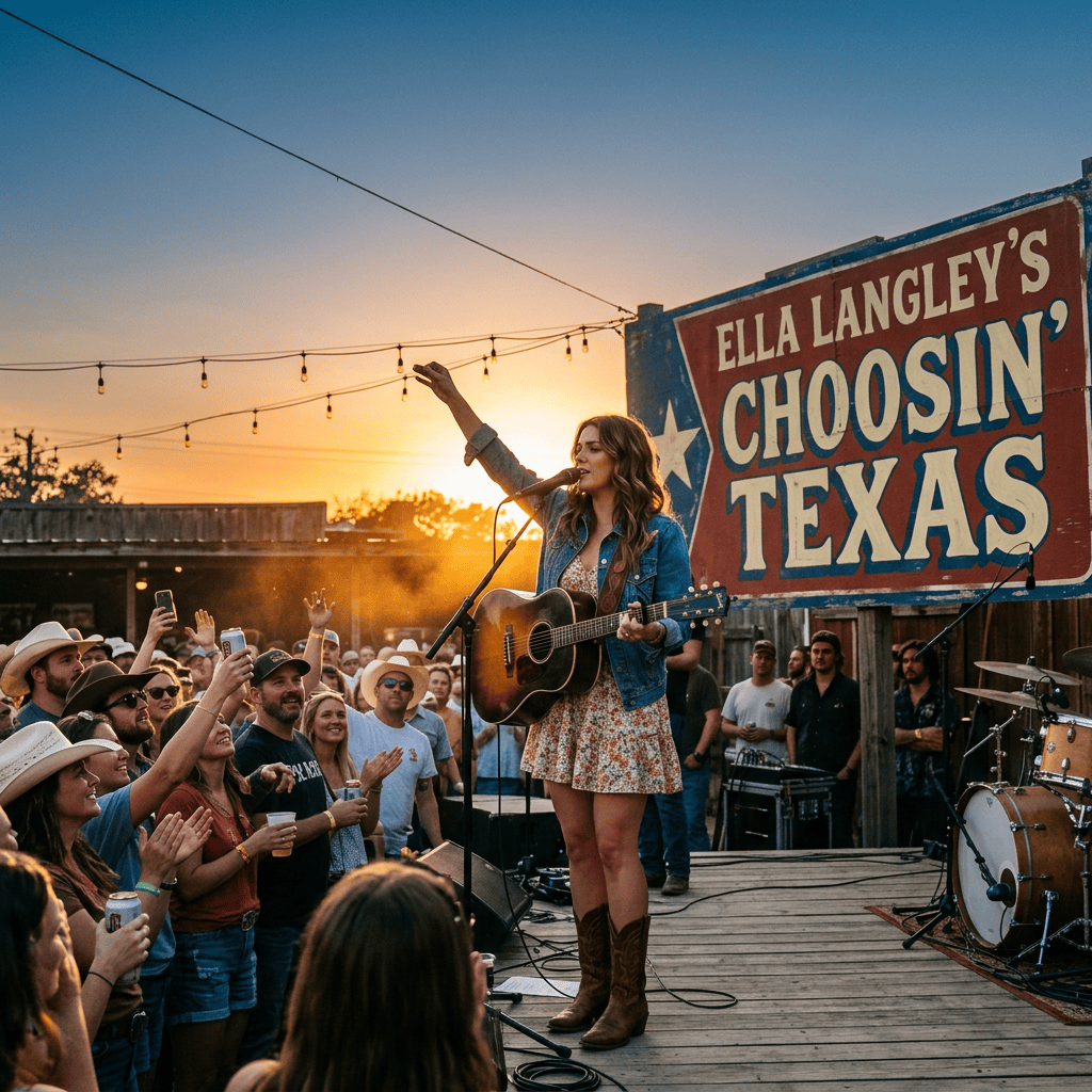 Ella Langley’s “Choosin’ Texas” breaks record for longest&nbsp;#1